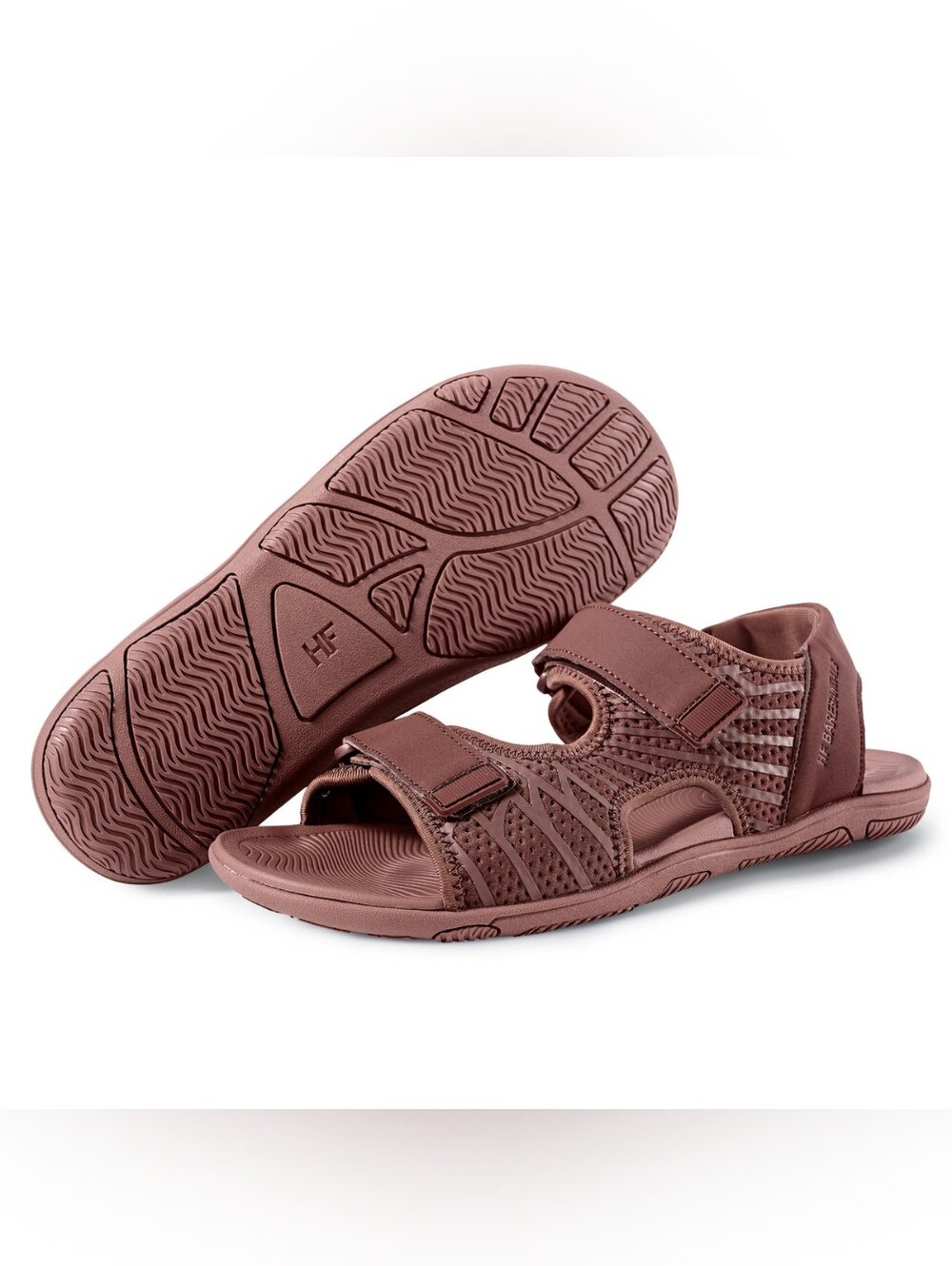 HF Baresandals III Ergonomic & Ultra-Lightweight Barefoot Sandals Brown Size 7.5